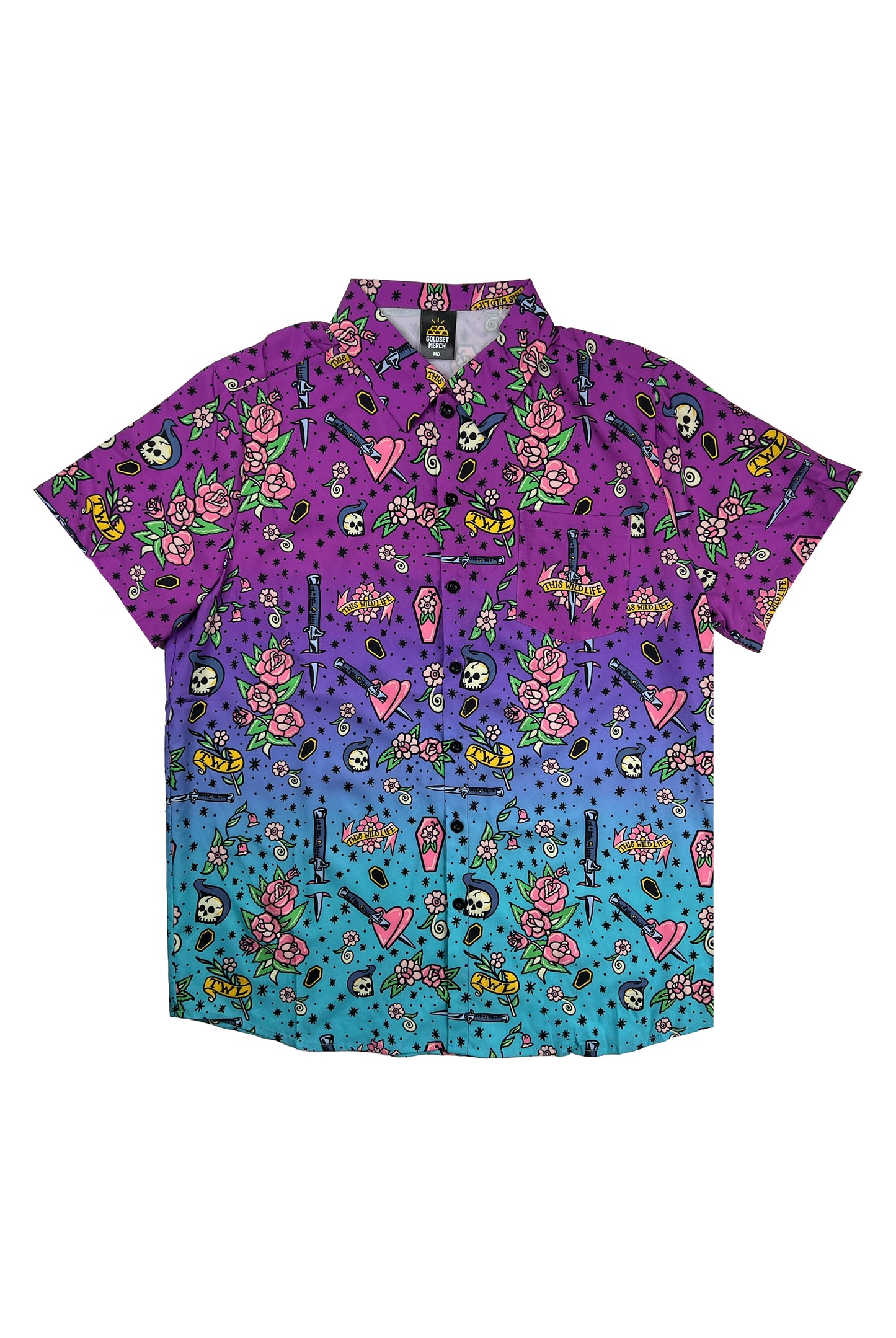 Never Fade Button Up (Ombre)