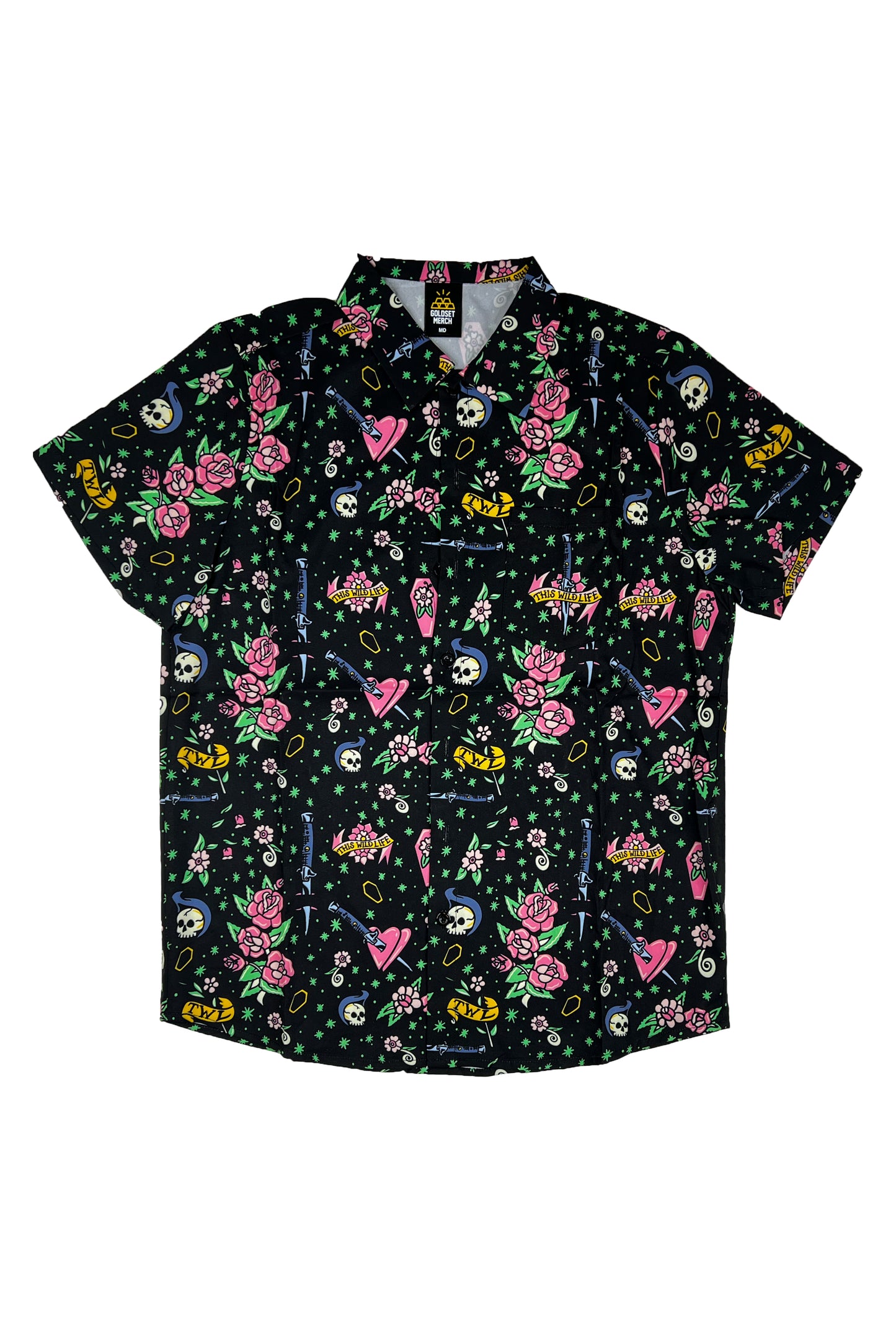 Never Fade Button Up (Black)