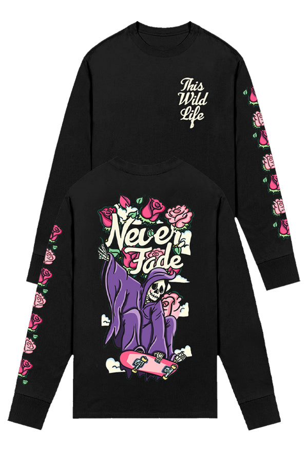 Skate Reaper Long Sleeve (Black)