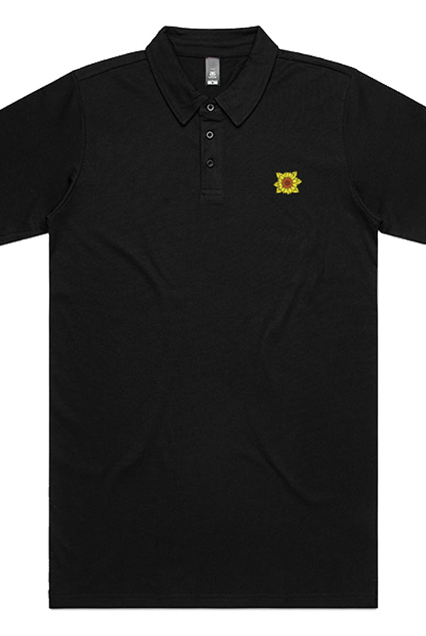 Sunflower Polo (Black)