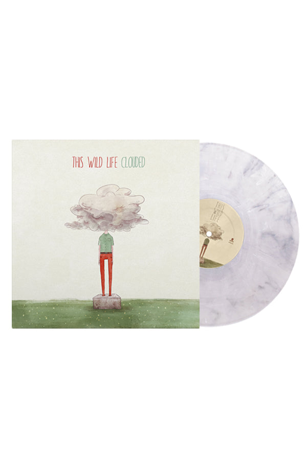 Clouded LP (Milky Natural w/Black Swirl)