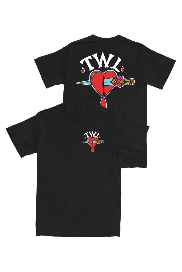 Heart Dagger Tee (Black)