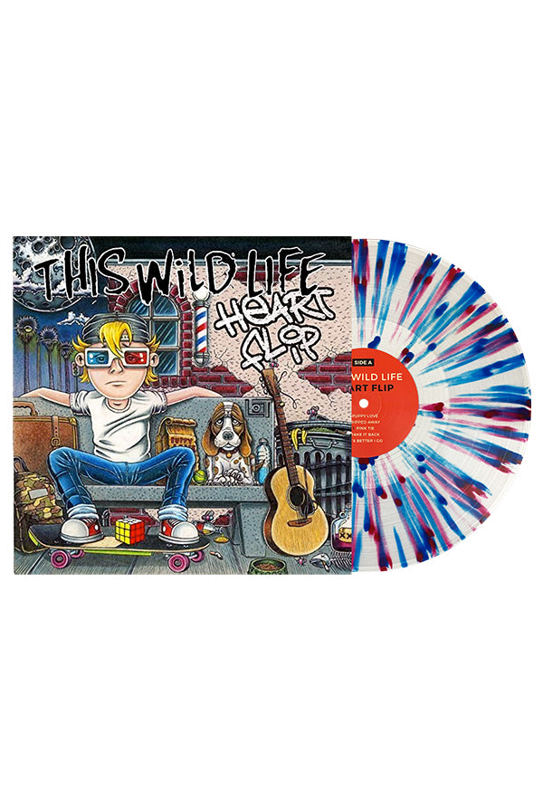 Heart Flip LP (Red/Blue Splatter)