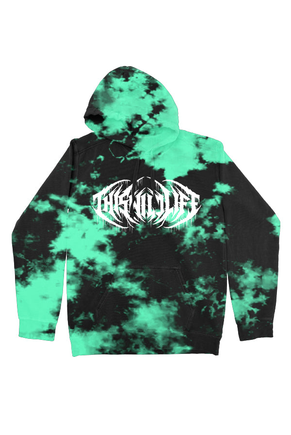 Metal Logo Tie Dye Hoodie