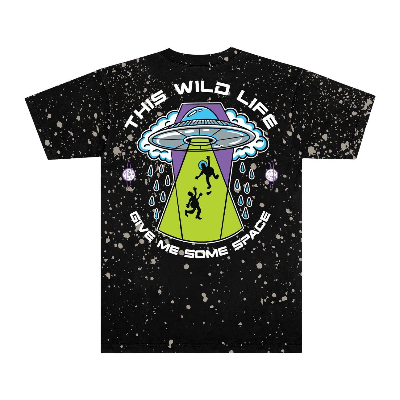 Give Me Space Tee (Bleach Dye)