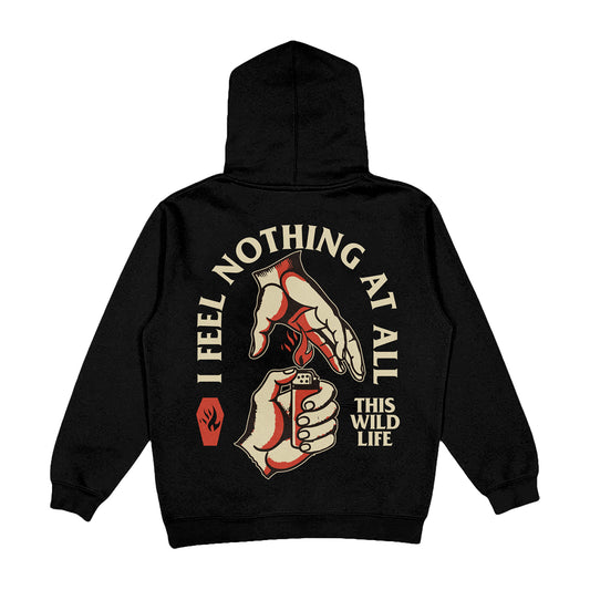 I Feel Nothing Hoodie (Black)