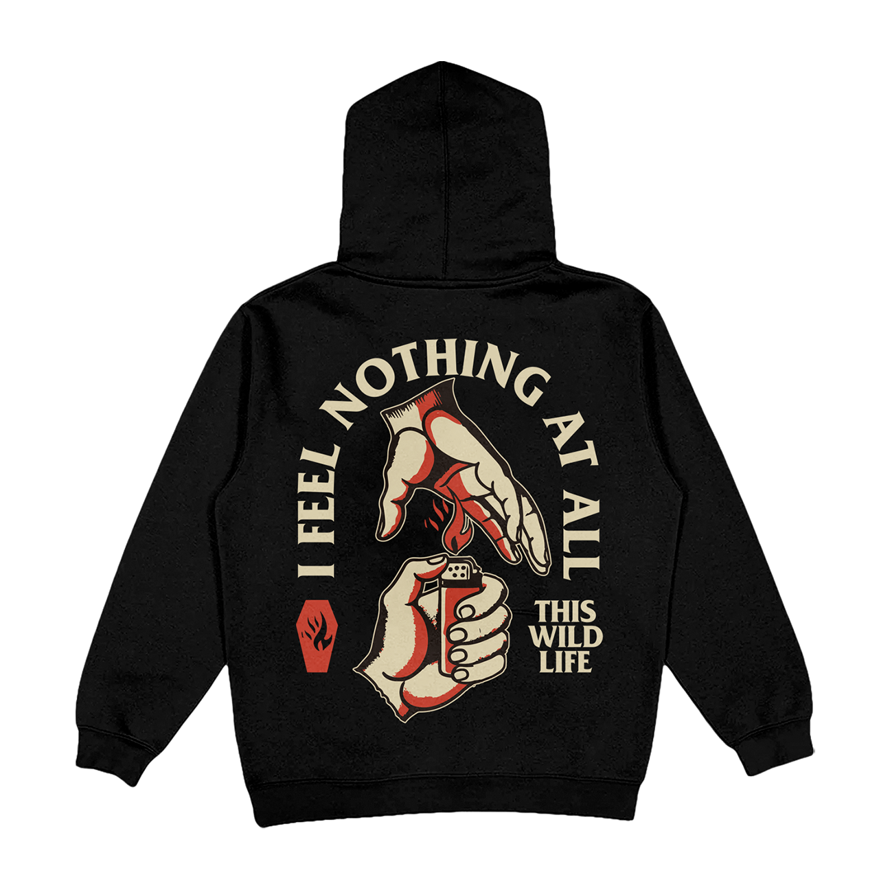 I Feel Nothing Hoodie (Black)