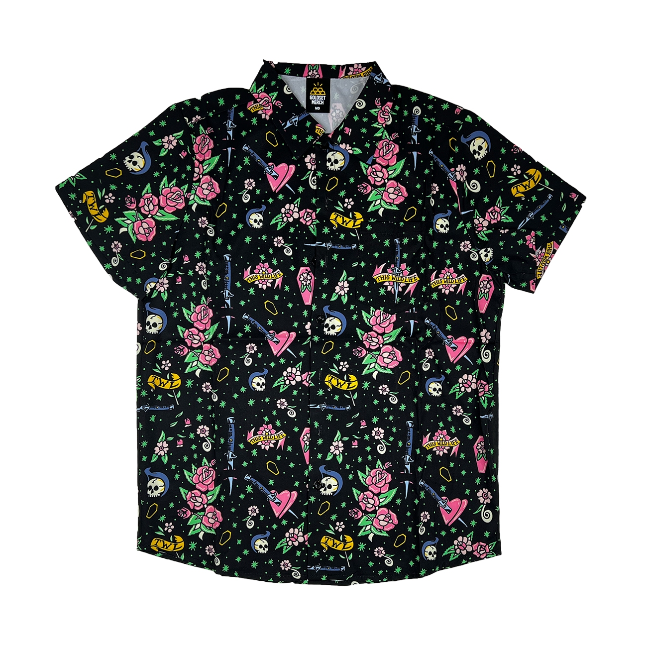 Never Fade Button Up (Black)