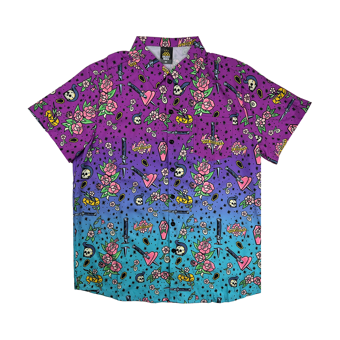 Never Fade Button Up (Ombre)