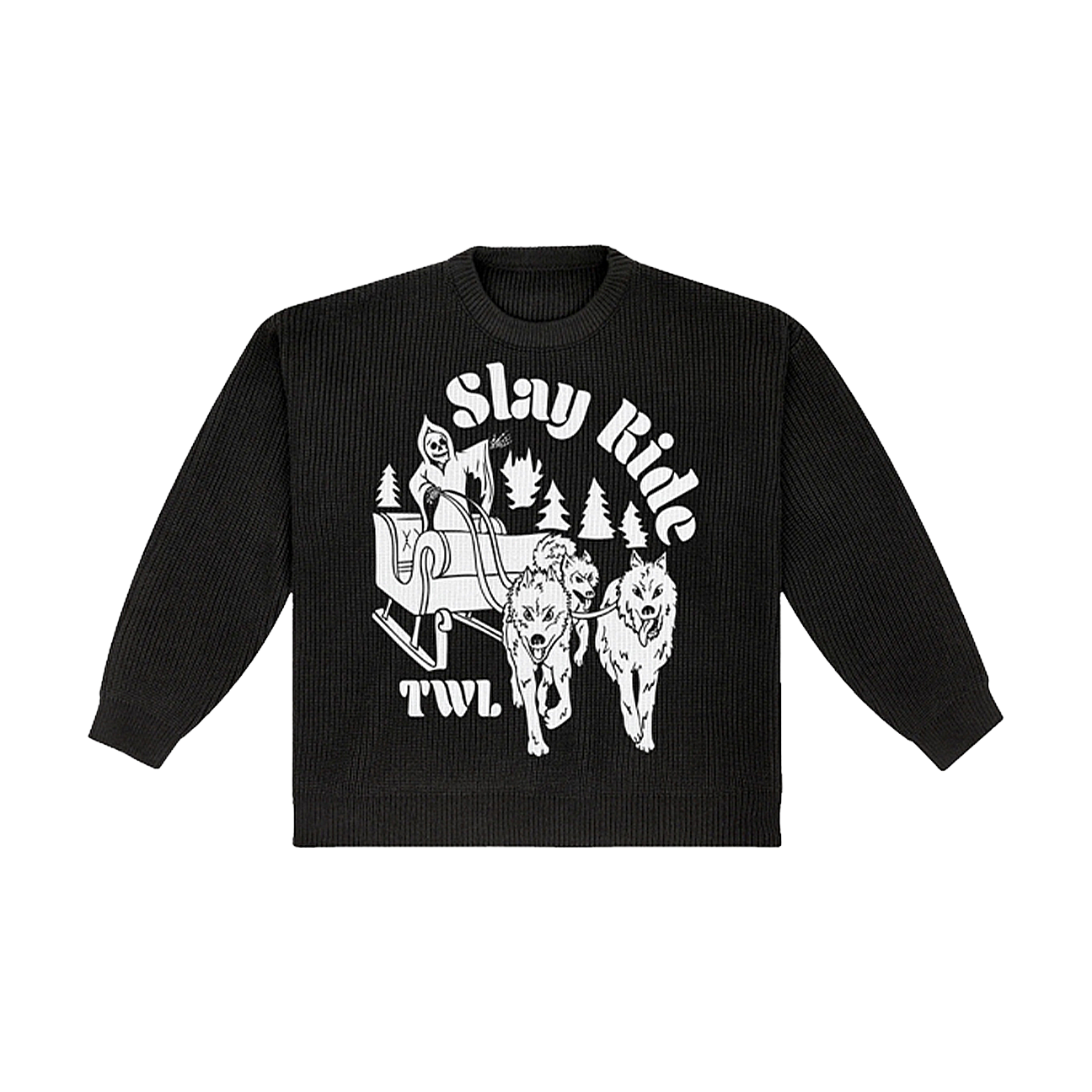 Slay Ride Holiday Sweater (Black)