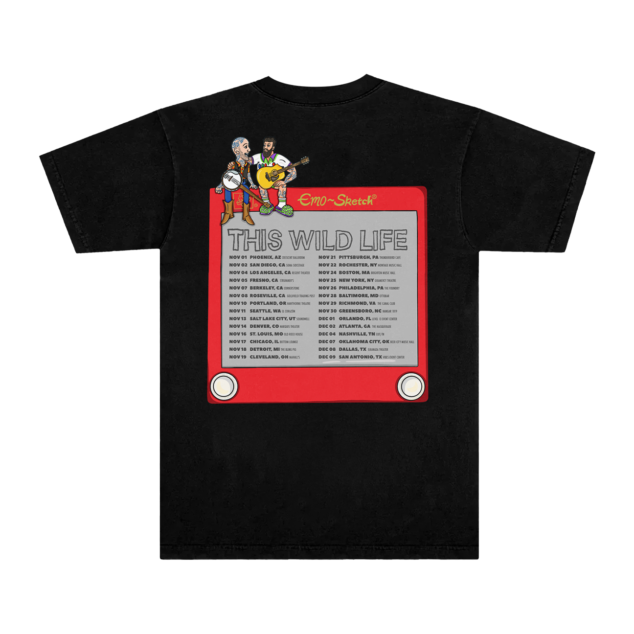 Tour Story Tee (Black)