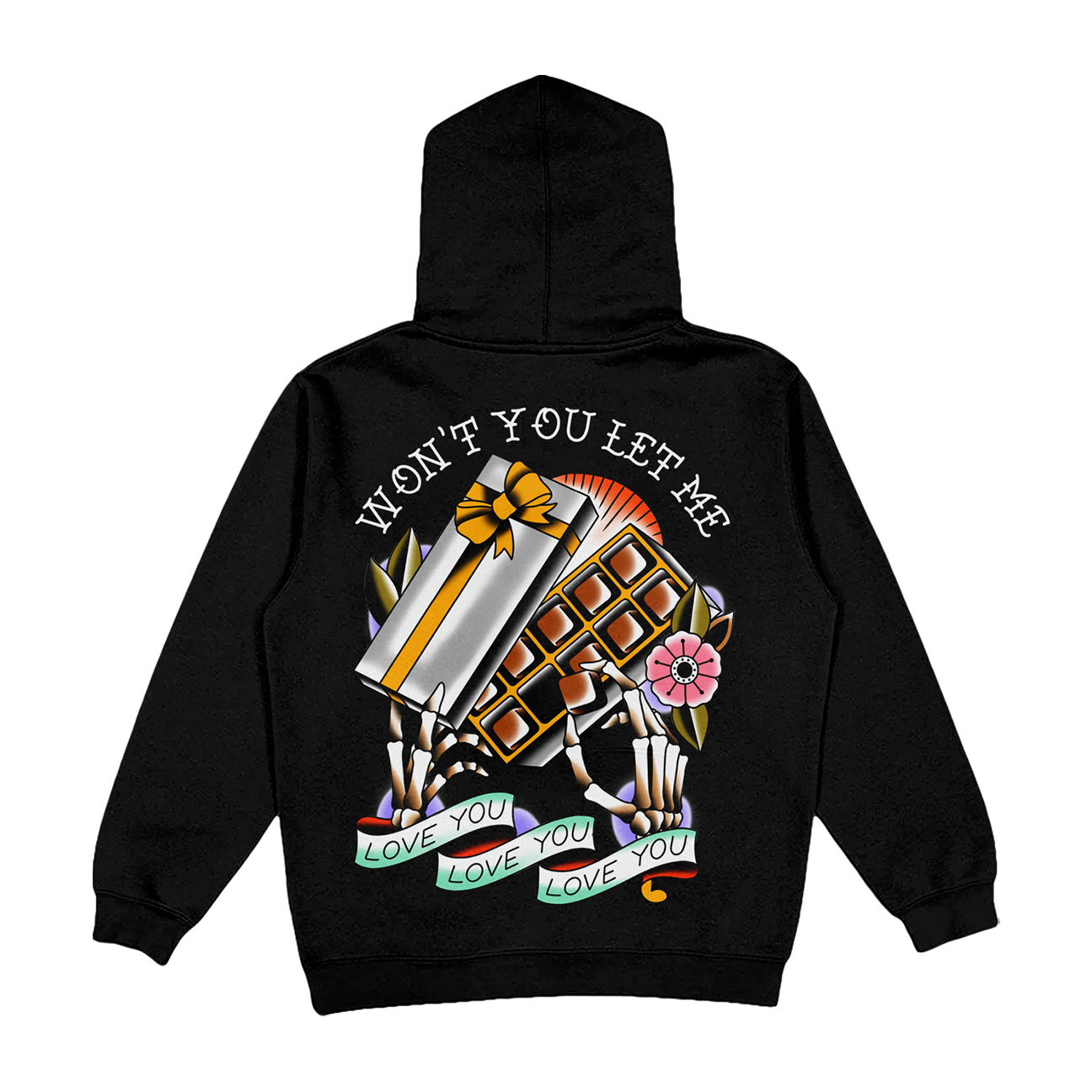 Won’t You Let Me Love You Pullover Hoodie (Black)
