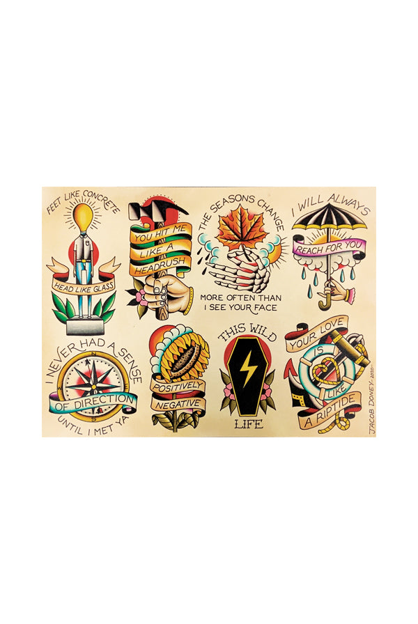 This Wild Life x Jacob Doney Flash Sheet (12x16)