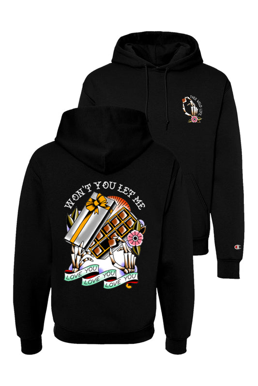 Won’t You Let Me Love You Pullover Hoodie (Black)