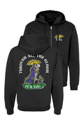 Through All The Gloom Zip Up Hoodie (Black)
